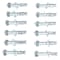 Vestil Sleeve Anchor, 3/4" Dia., 4" L, Steel Zinc Plated, 12 PK AS-344-12PK - alternate 4